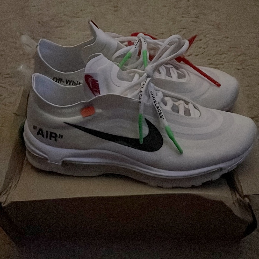nike off white air max 9.5